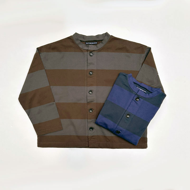 ティグルブロカンテ ワイドピッチボーダー ヤッコカーディガン unisex