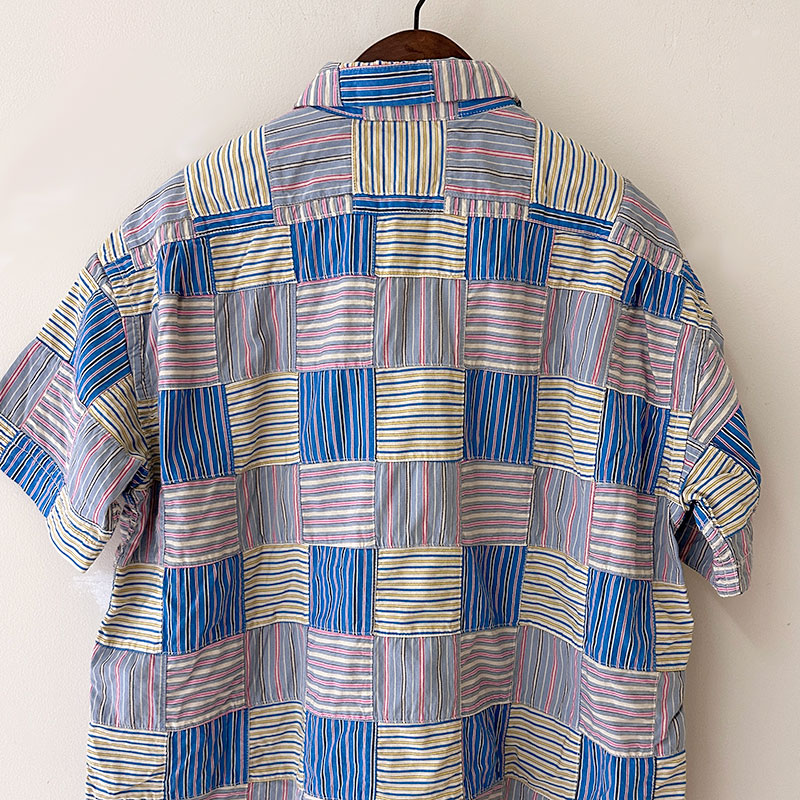 ティグルブロカンテ ストライプパッチ ベニスビーチ S/Sシャツ unisex