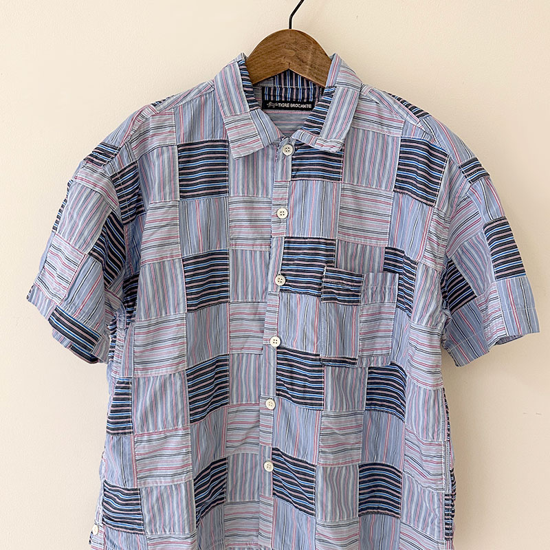 ティグルブロカンテ ストライプパッチ ベニスビーチ S/Sシャツ unisex