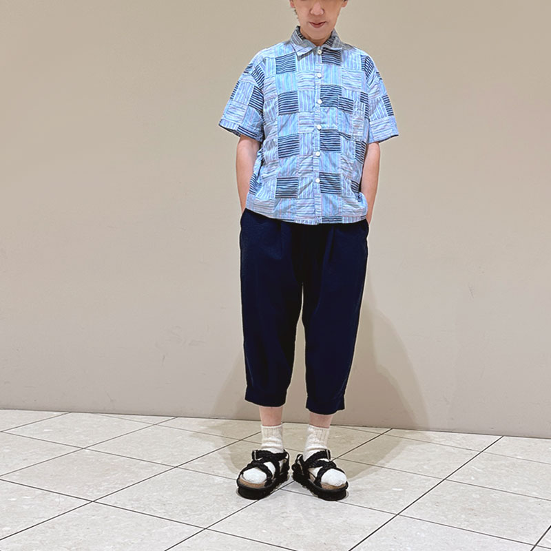 ティグルブロカンテ ストライプパッチ ベニスビーチ S/Sシャツ unisex