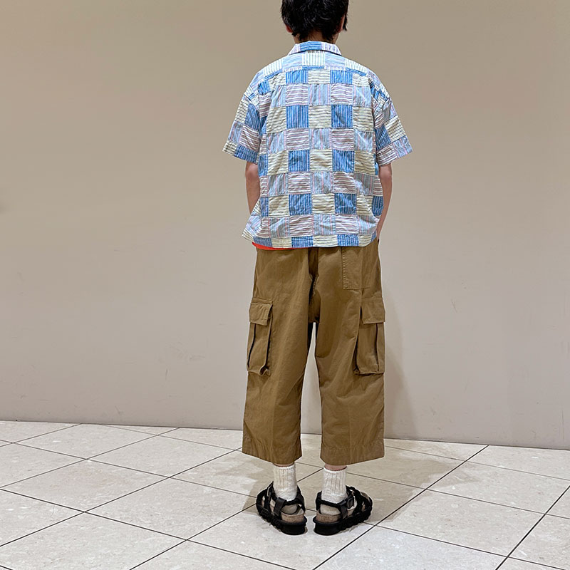 ティグルブロカンテ ストライプパッチ ベニスビーチ S/Sシャツ unisex