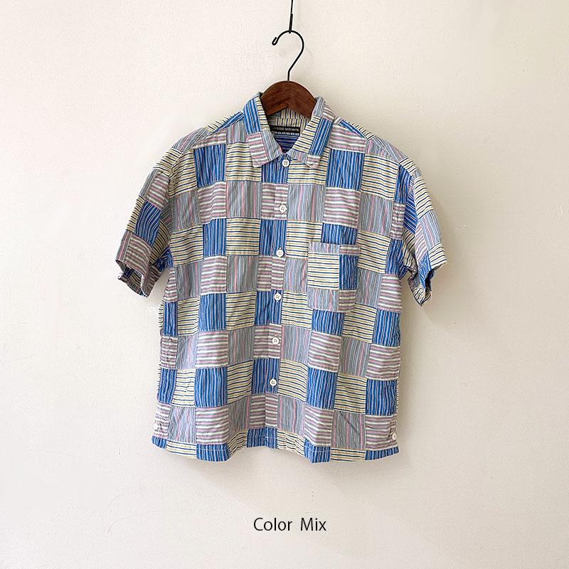 ティグルブロカンテ ストライプパッチ ベニスビーチ S/Sシャツ unisex