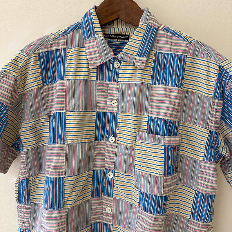 ティグルブロカンテ ストライプパッチ ベニスビーチ S/Sシャツ unisex