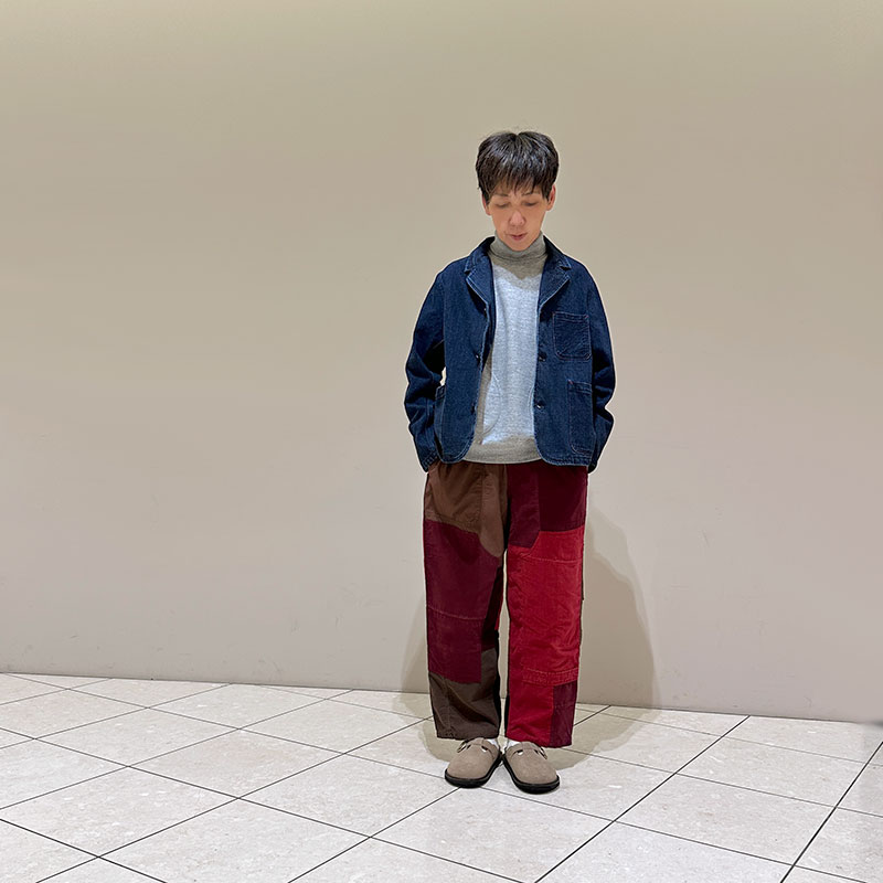 ティグルブロカンテ ユーロコールシャツ ボースンダブルニー パンツ unisex