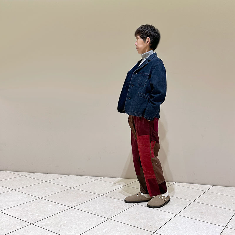 ティグルブロカンテ ユーロコールシャツ ボースンダブルニー パンツ unisex