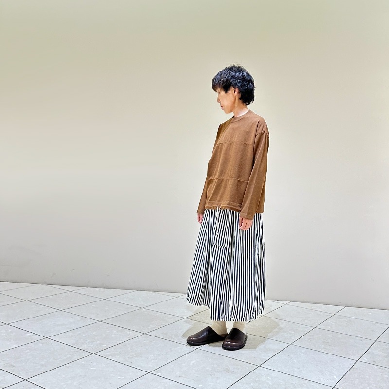 ティグルブロカンテ ヒッコリー ロングバレルスカート | TIGRE