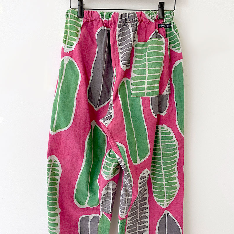 ティグルブロカンテ 南国の葉Batik タゴサクパンツ unisex