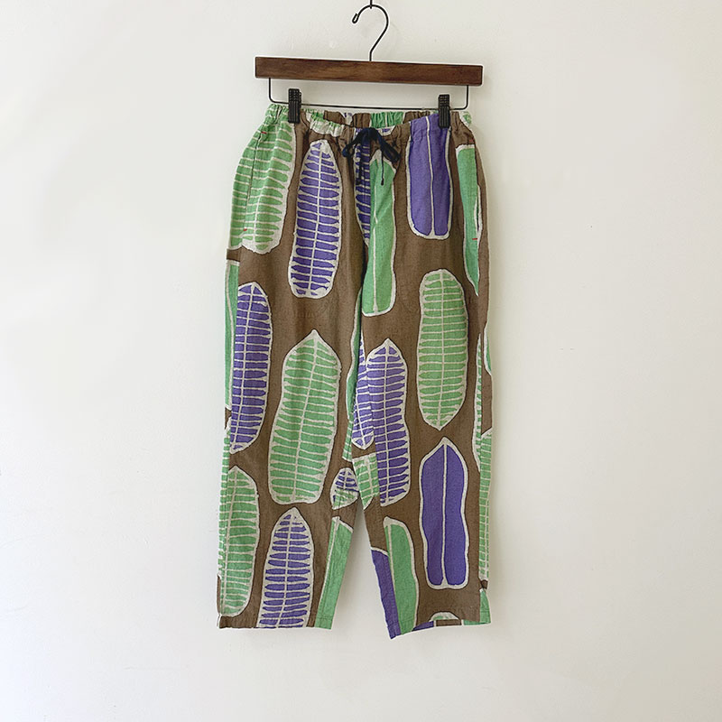 ティグルブロカンテ 南国の葉Batik タゴサクパンツ unisex