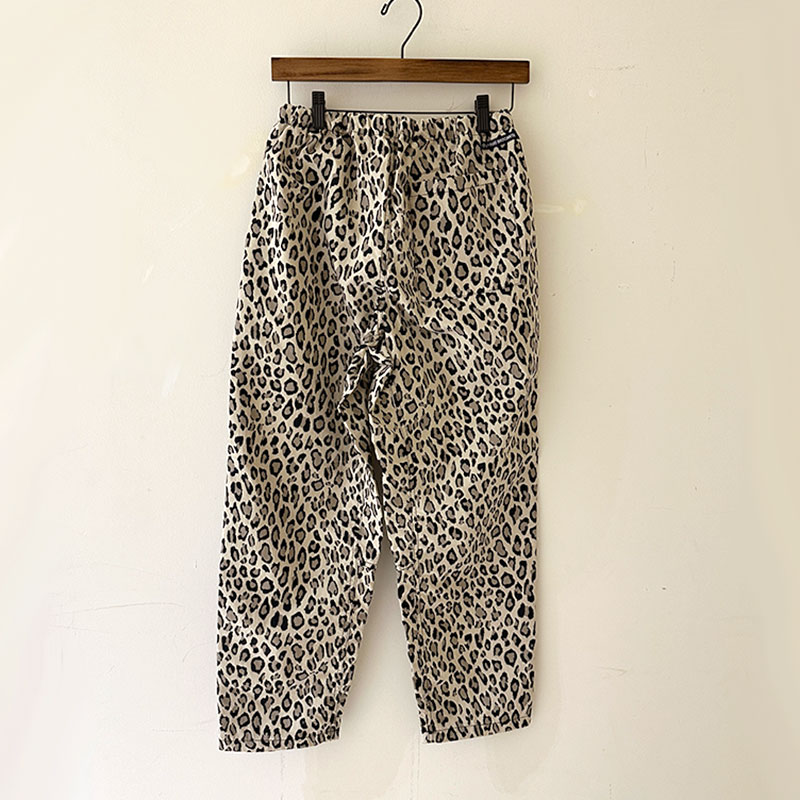 再入荷ティグルブロカンテ コットンナイロン レオパード タゴサクロングパンツ　unisex