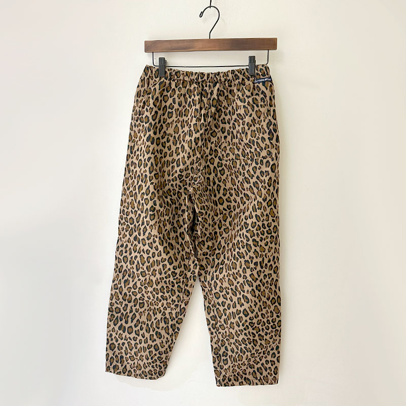 再入荷ティグルブロカンテ コットンナイロン レオパード タゴサクロングパンツ　unisex