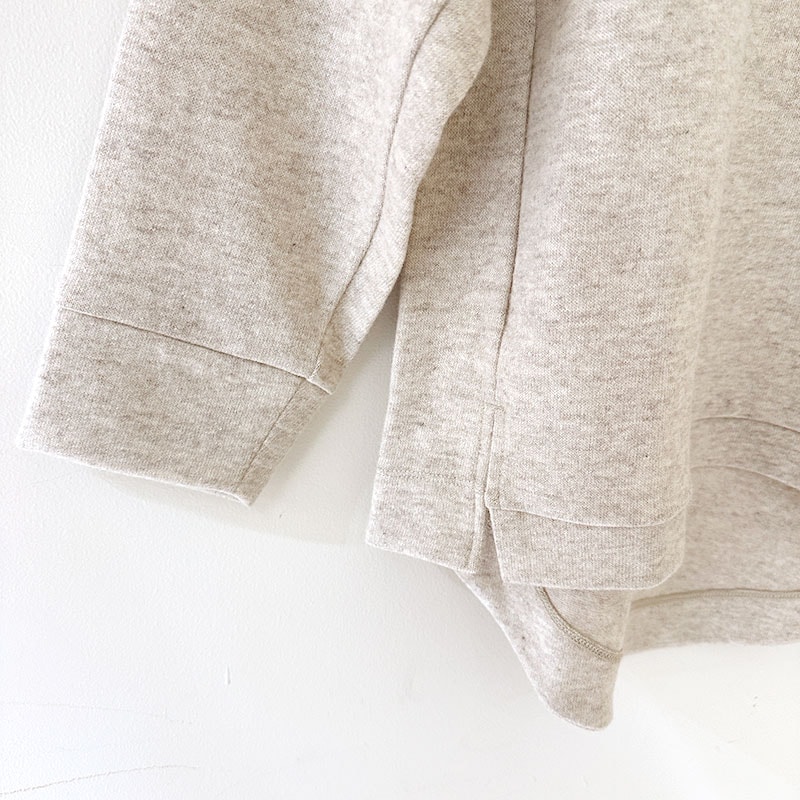 ティグルブロカンテ ウールニット天竺 ソリッドスウィッチスタンドL/S T