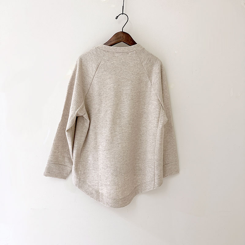 ティグルブロカンテ ウールニット天竺 ソリッドスウィッチスタンドL/S T