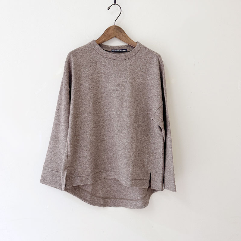 ティグルブロカンテ ウールニット天竺 ソリッドスウィッチスタンドL/S T