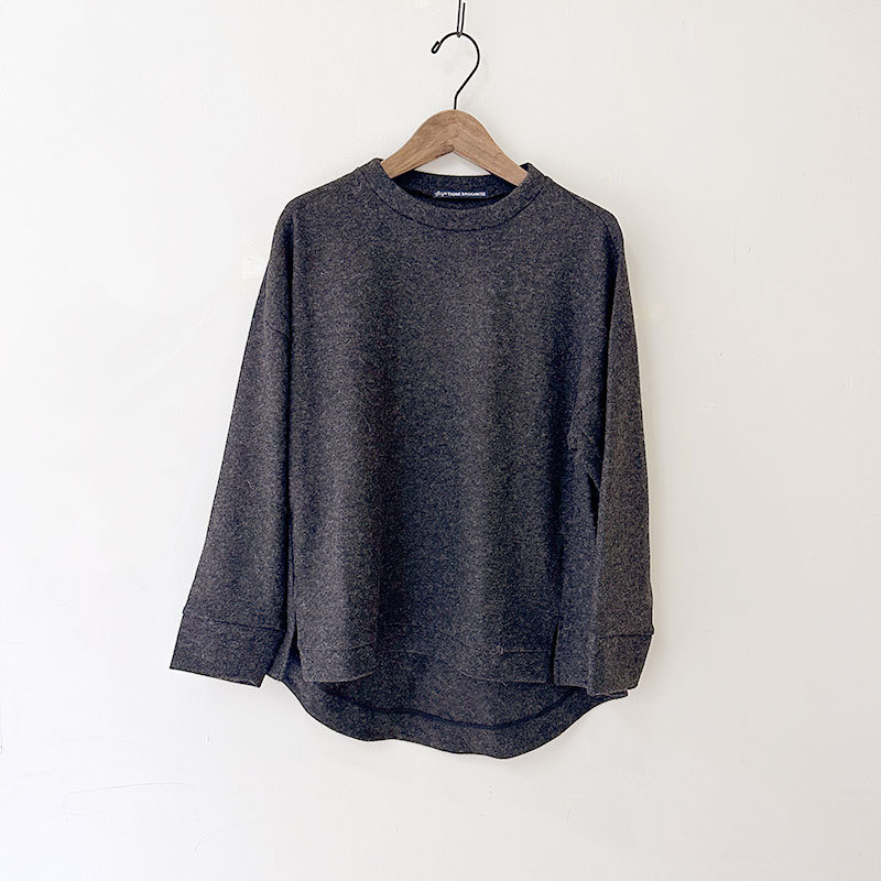 ティグルブロカンテ ウールニット天竺 ソリッドスウィッチスタンドL/S T