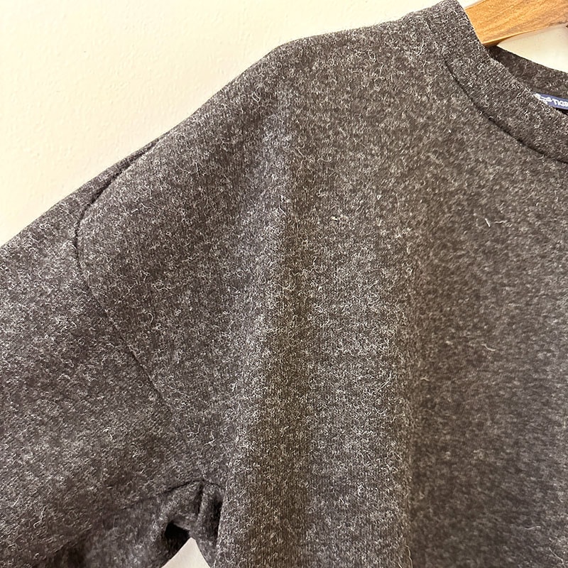 ティグルブロカンテ ウールニット天竺 ソリッドスウィッチスタンドL/S T