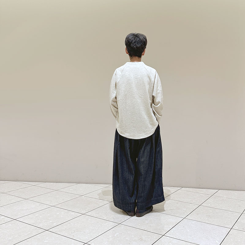 ティグルブロカンテ ウールニット天竺 ソリッドスウィッチスタンドL/S T