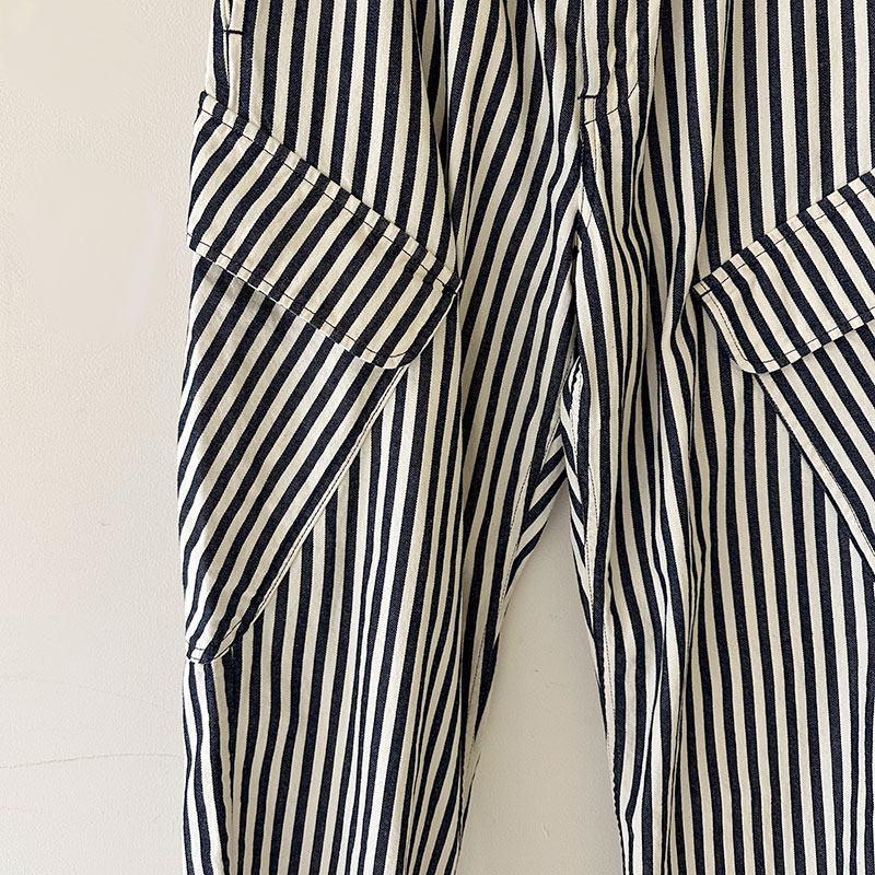 ティグルブロカンテ ヒッコリー ボースンカーゴパンツ unisex Indigo