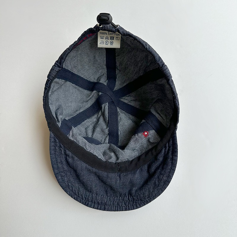 ティグルブロカンテ 6ozデニム バッファローCAP　Indigo Red