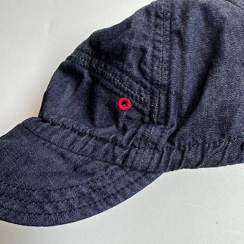 ティグルブロカンテ 6ozデニム バッファローCAP　Indigo Red