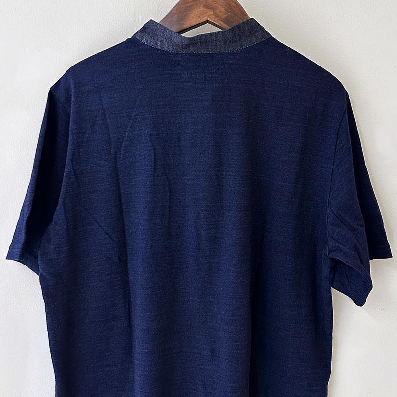 ティグルブロカンテ Indigo天竺 チャイナS/ST unisex Indigo