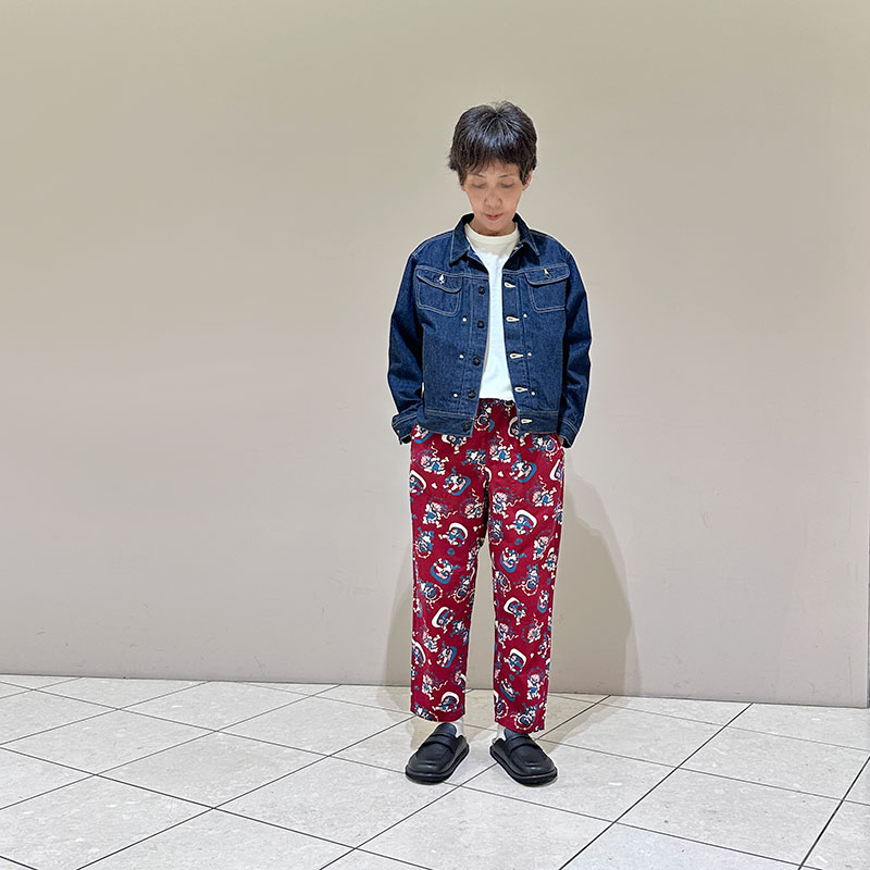 ティグルブロカンテ 風神雷神グログラン タゴサクロングパンツ　unisex