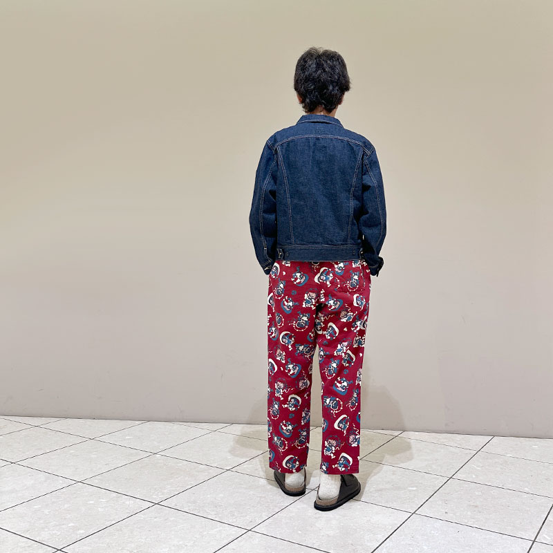 ティグルブロカンテ 風神雷神グログラン タゴサクロングパンツ　unisex