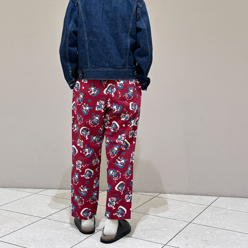 ティグルブロカンテ 風神雷神グログラン タゴサクロングパンツ　unisex