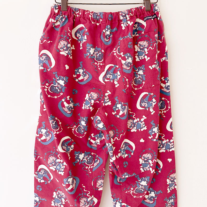 ティグルブロカンテ 風神雷神グログラン タゴサクロングパンツ　unisex