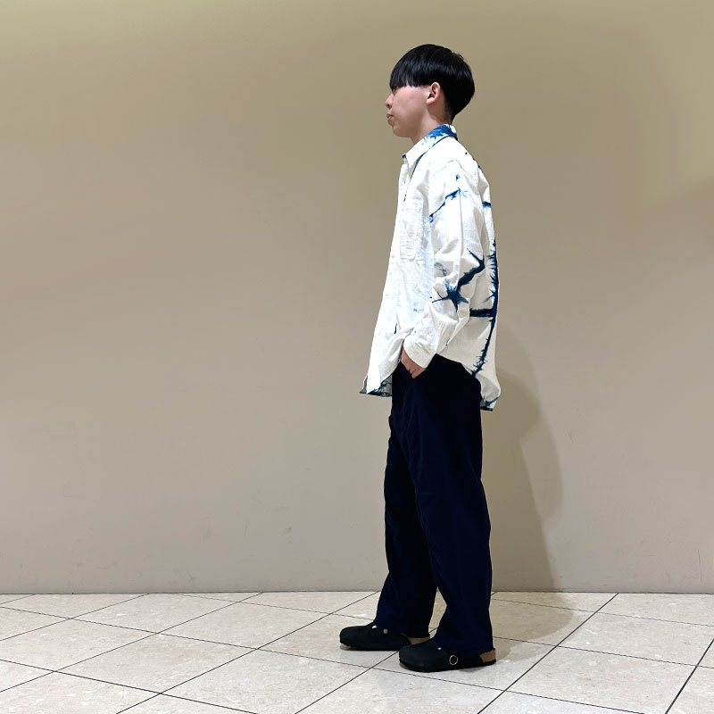 ティグルブロカンテ スクエア板締め Rail ワークシャツ unisex Indigo