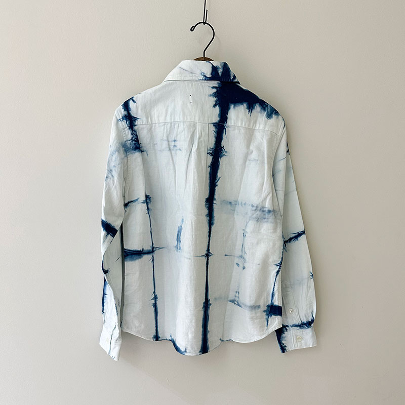 ティグルブロカンテ スクエア板締め Rail ワークシャツ unisex Indigo