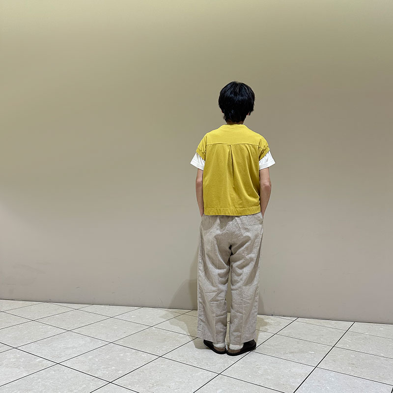 ティグルブロカンテ 40リネン コモド９分丈スラックス