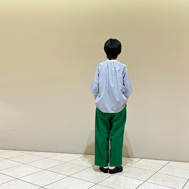 ティグルブロカンテ 40リネン コモド９分丈スラックス