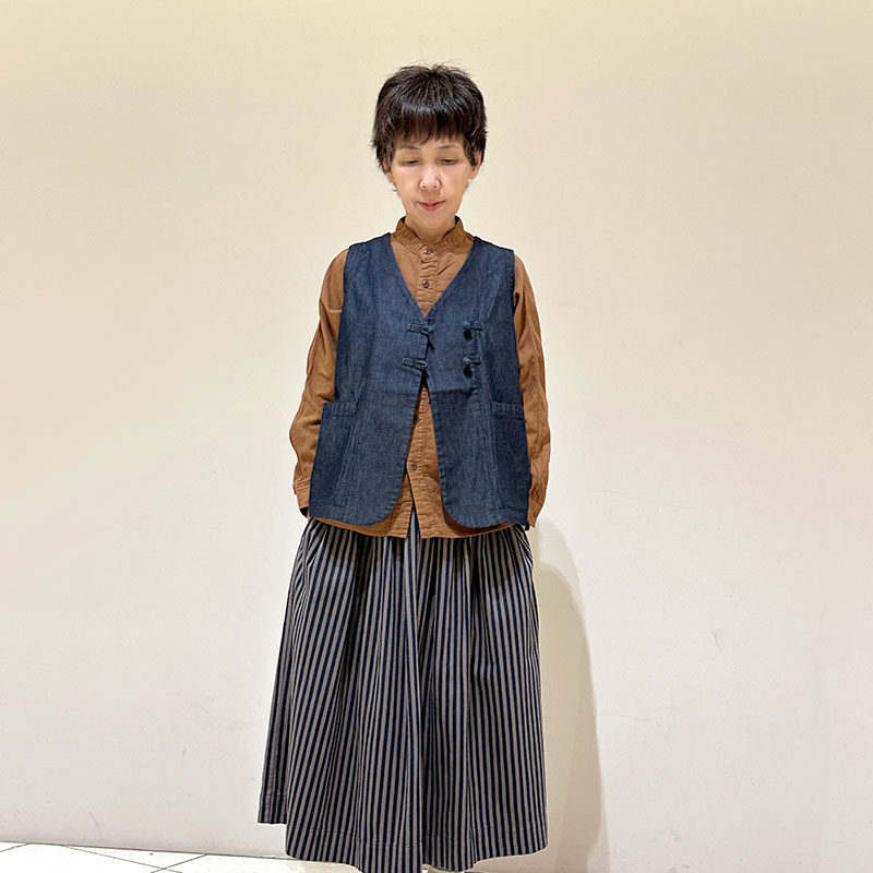 ティグルブロカンテ ライトオックス スタンドストールマンワークシャツ unisex