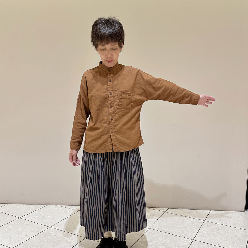 ティグルブロカンテ ライトオックス スタンドストールマンワークシャツ unisex