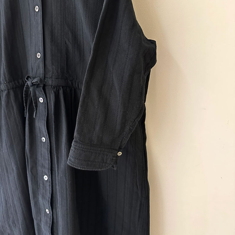 ティグルブロカンテ コットンレース ヨーク切替ギャザーワンピース