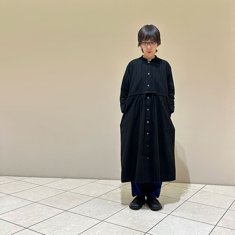 ティグルブロカンテ コットンレース ヨーク切替ギャザーワンピース