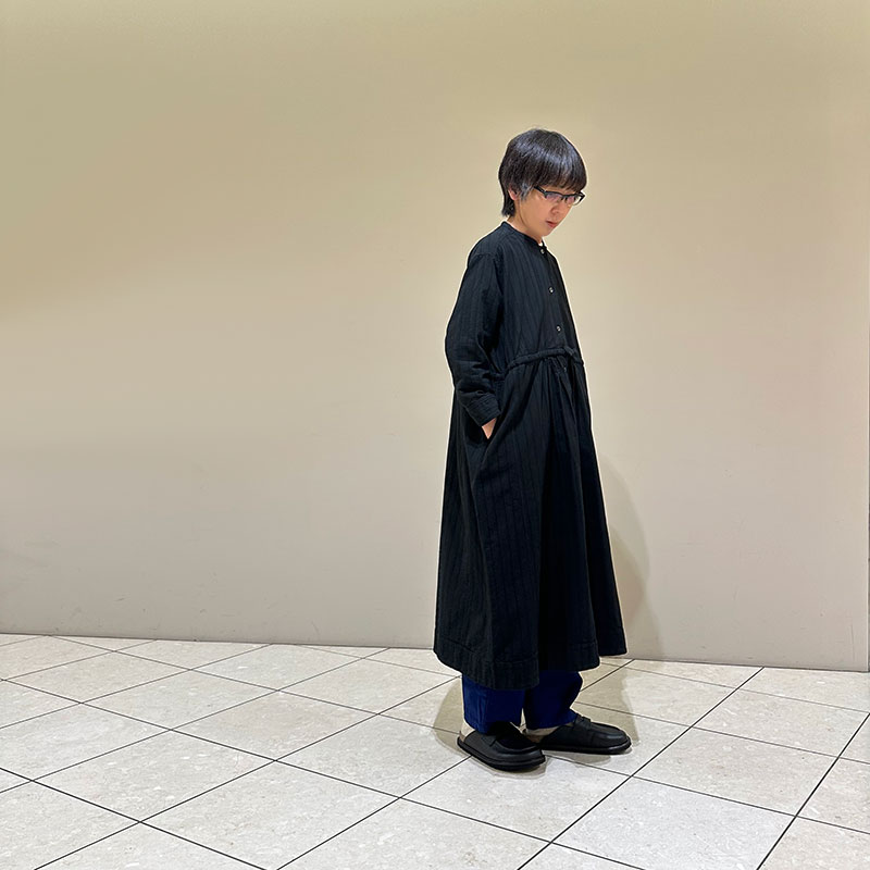 ティグルブロカンテ コットンレース ヨーク切替ギャザーワンピース