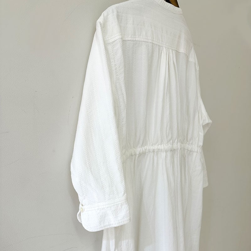 ティグルブロカンテ コットンレース ヨーク切替ギャザーワンピース