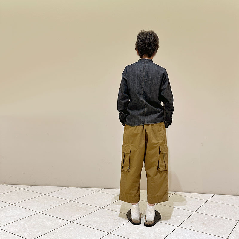 ティグルブロカンテ 7ozデニム スタンドストールマンワークシャツ unisex Indigo