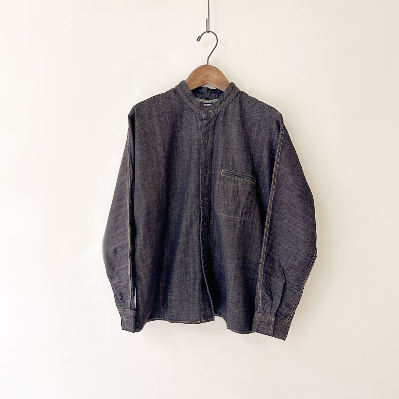 ティグルブロカンテ 7ozデニム スタンドストールマンワークシャツ unisex Indigo