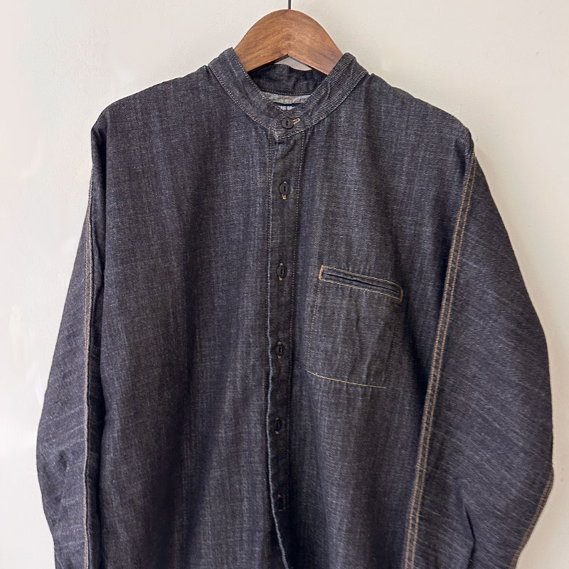 ティグルブロカンテ 7ozデニム スタンドストールマンワークシャツ unisex Indigo