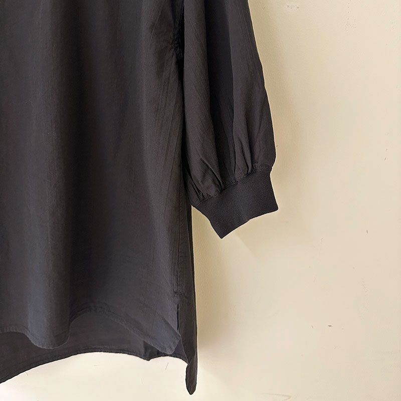 ティグルブロカンテ C/Liポプリン リブギャザーパフブラウス