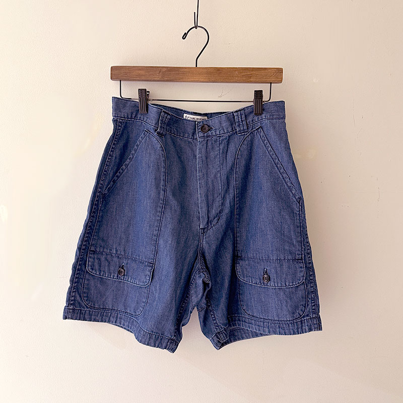 ティグルブロカンテ 6ozデニム ハンティング ショートパンツ unisex Fade