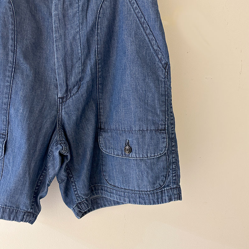 ティグルブロカンテ 6ozデニム ハンティング ショートパンツ unisex Fade