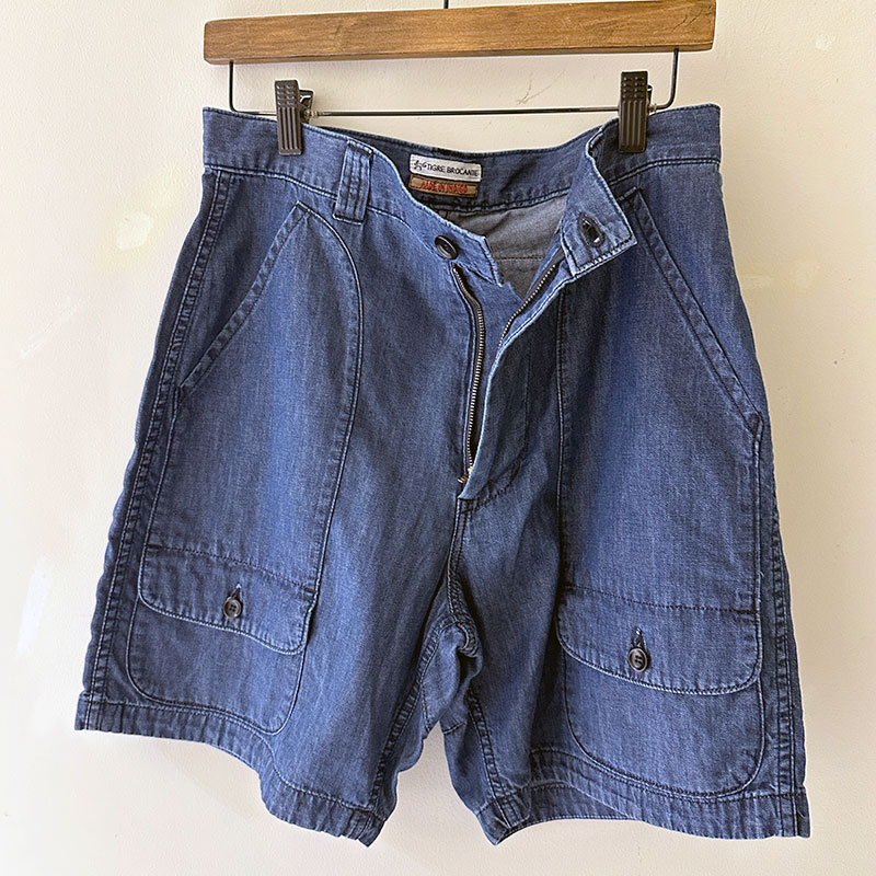 ティグルブロカンテ 6ozデニム ハンティング ショートパンツ unisex Fade