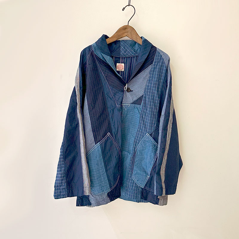 FUNSET OF ART ファンセットオブアート INDパッチワーク作務衣プルCA