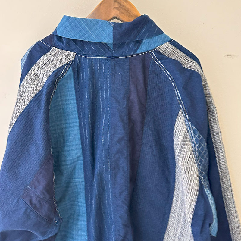 FUNSET OF ART ファンセットオブアート INDパッチワーク作務衣プルCA