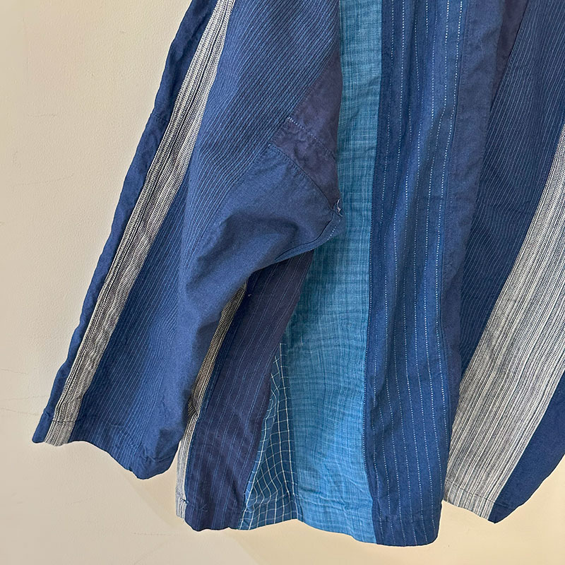 FUNSET OF ART ファンセットオブアート INDパッチワーク作務衣プルCA