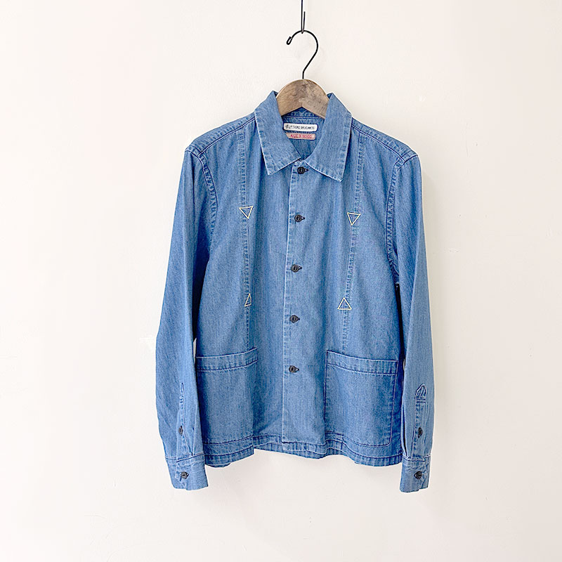 ティグルブロカンテ 6oz Denim Aflo Cuban Long Sleeve Shirt