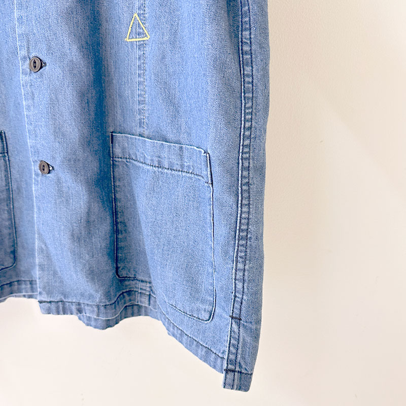 ティグルブロカンテ 6oz Denim Aflo Cuban Long Sleeve Shirt